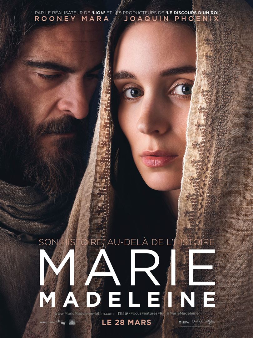 Cinéma : &laquo;&nbsp;Marie Madeleine&nbsp;&raquo; de Garth Davis avec Joaquin Phoenix et Rooney&nbsp;Mara